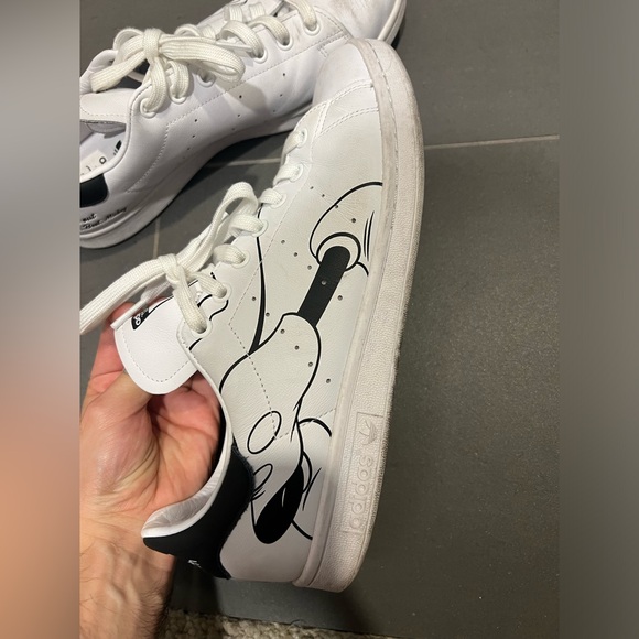 Adidas Stan Smith Mickey Mouse white and black sneakers - Picture 5 of 7